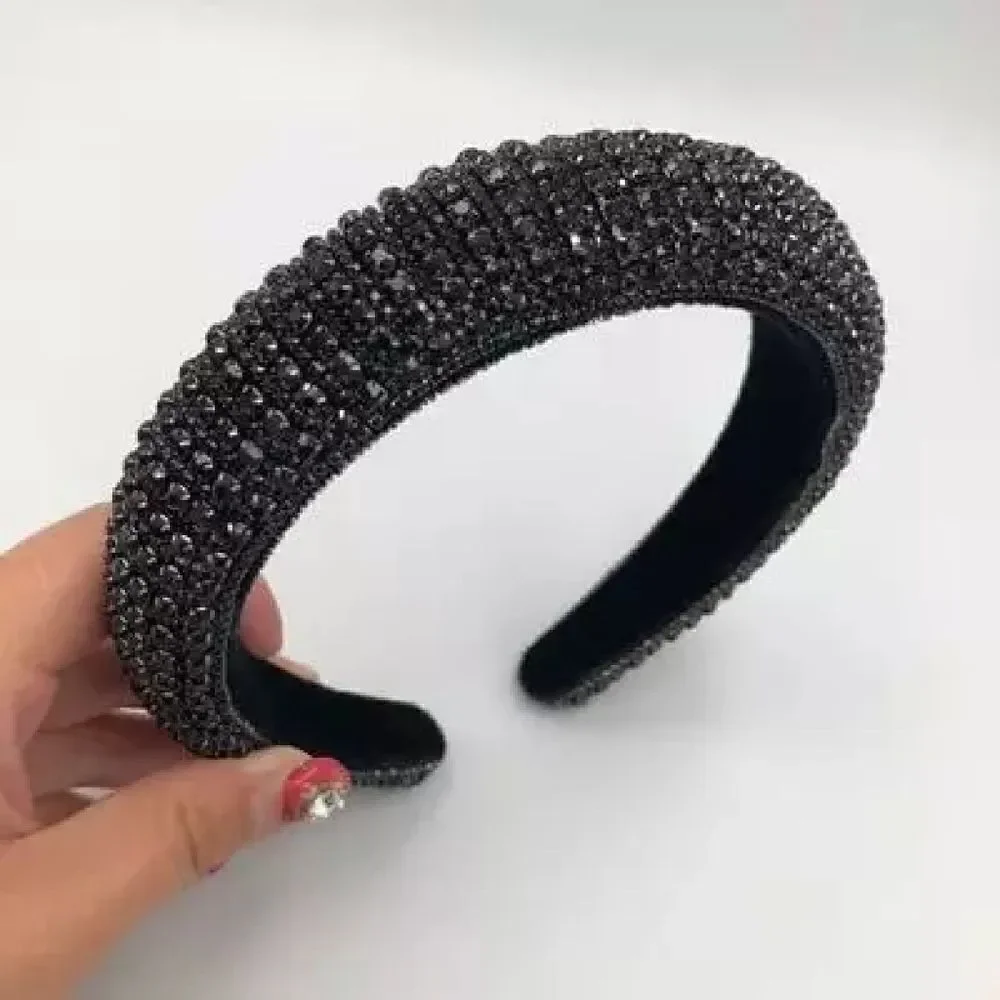 Rhinstone Headband- 6 colors available